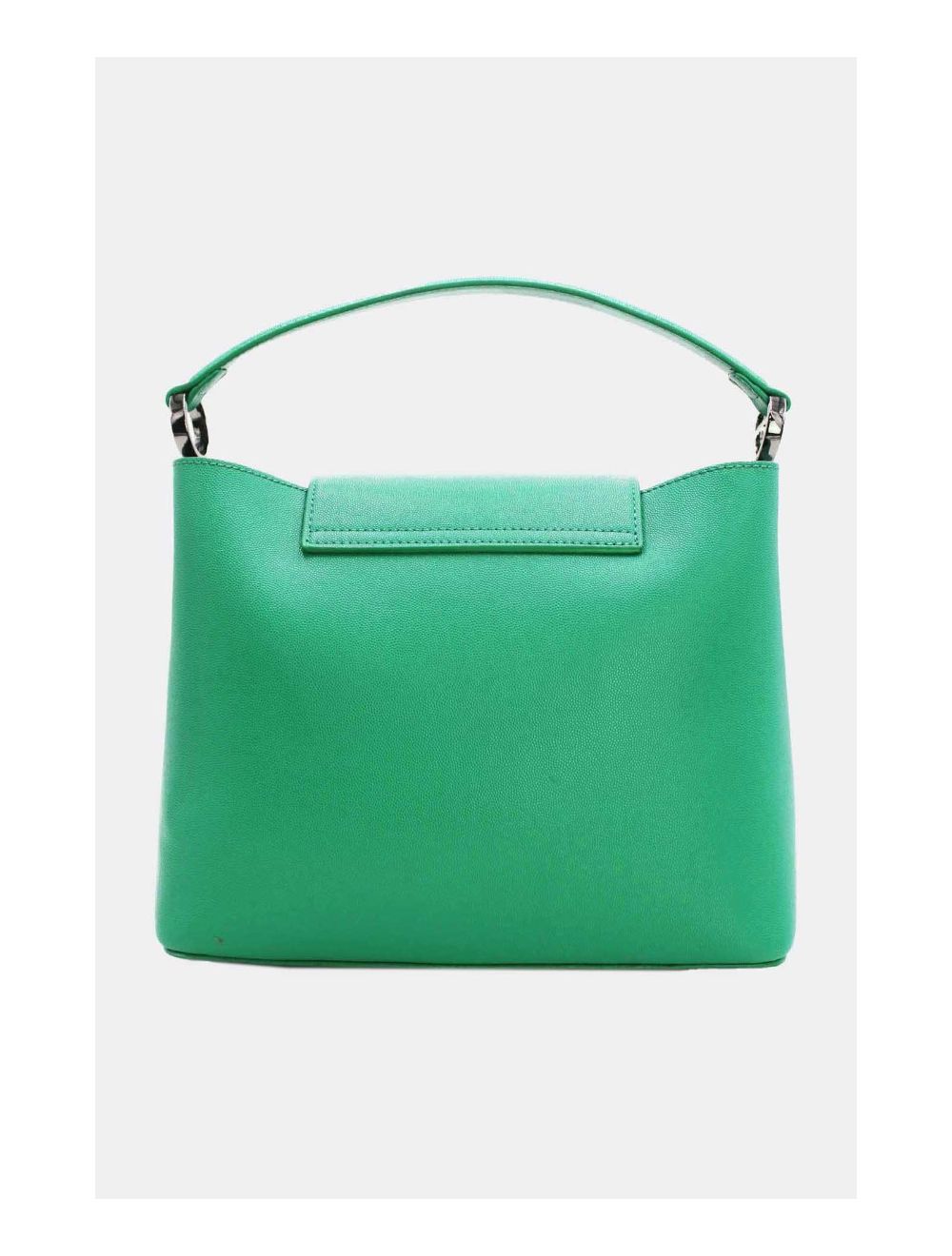 Tom&eva Sac à Main Effet Cuir à Rabat-6727-Green