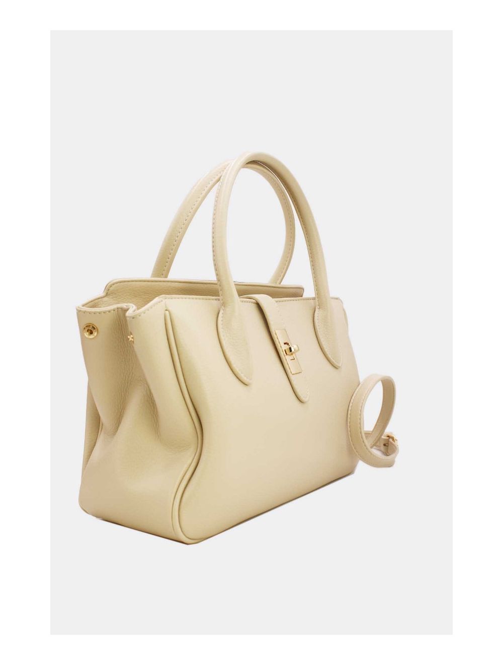 Tom&eva Sac à Main Effet Cuir Grainé 6956 -Beige