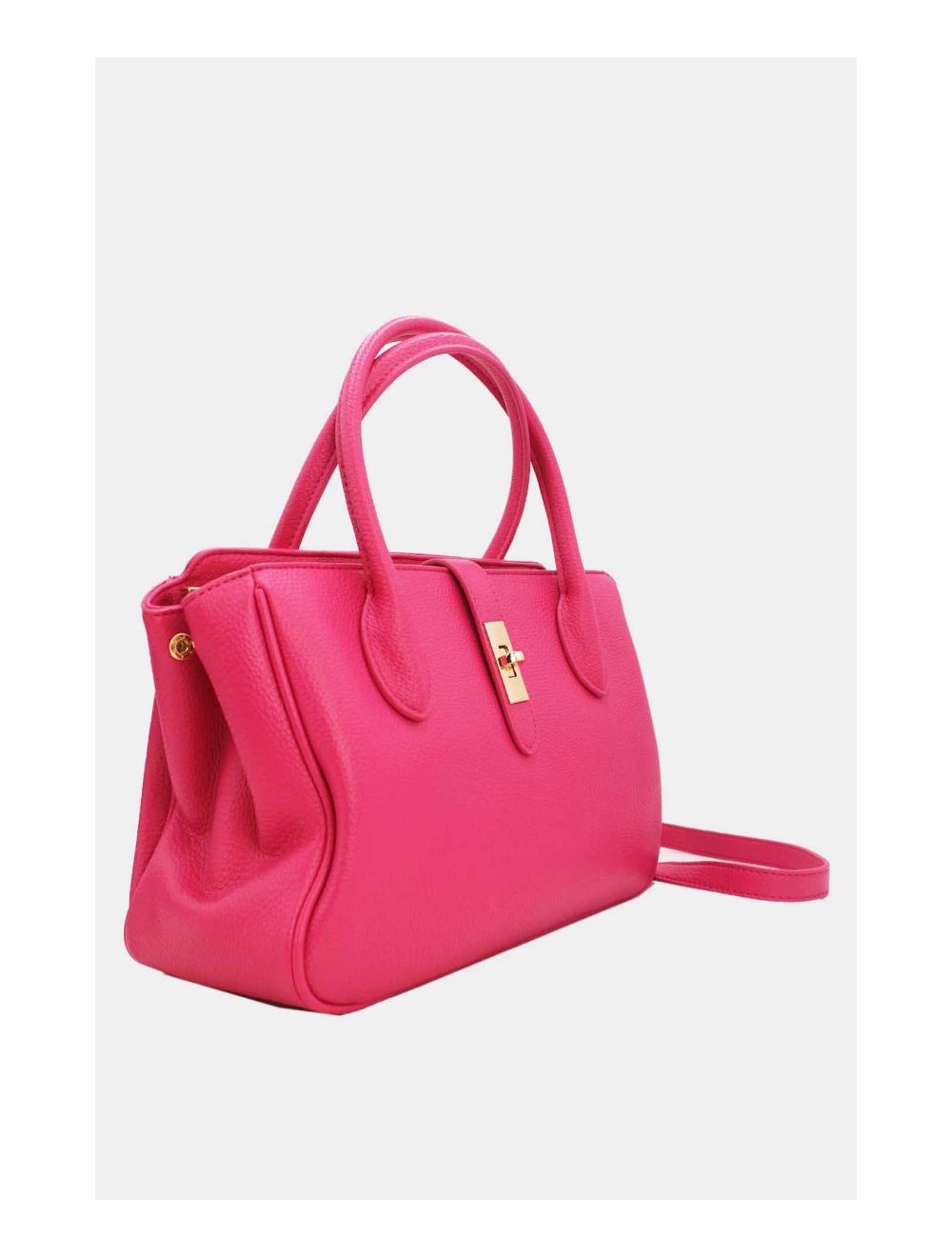 Tom&eva Sac à Main Effet Cuir Grainé 6956 -Rose