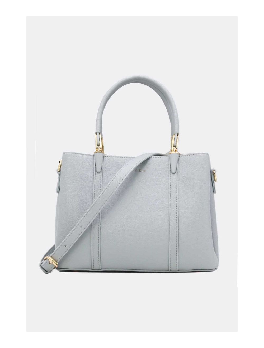 tom&eva Sac à Main Effet Cuir Urban 24B-6078-Bleu