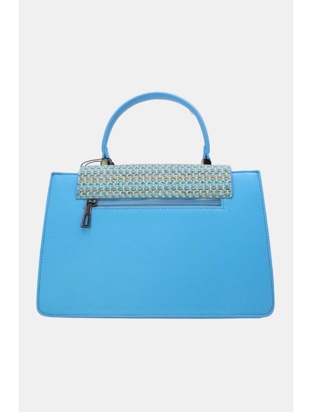 Tom&eva Sac à Main Effet Paille 24B-6129-Bleu