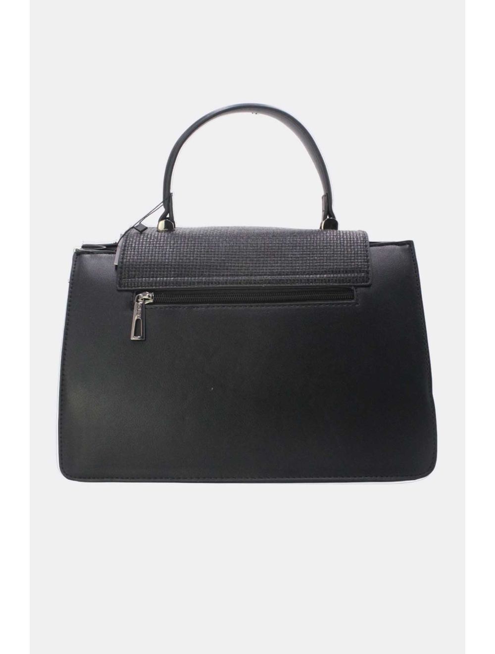 Tom&eva Sac à Main Effet Paille 24B-6129-Noir