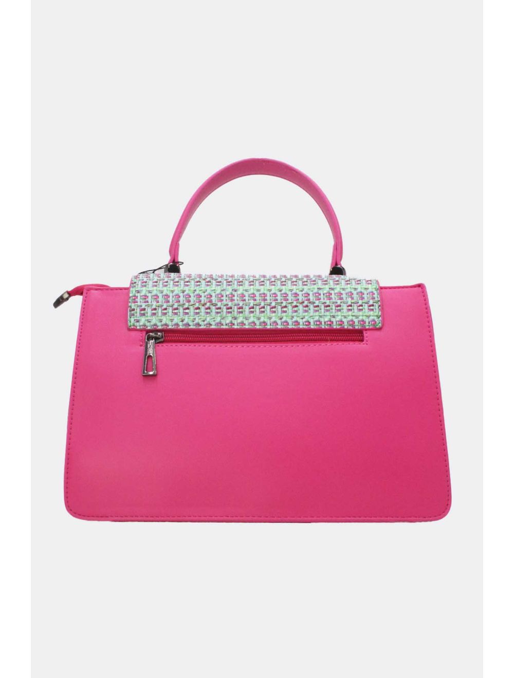 Tom&eva Sac à Main Effet Paille 24B-6129-Pink