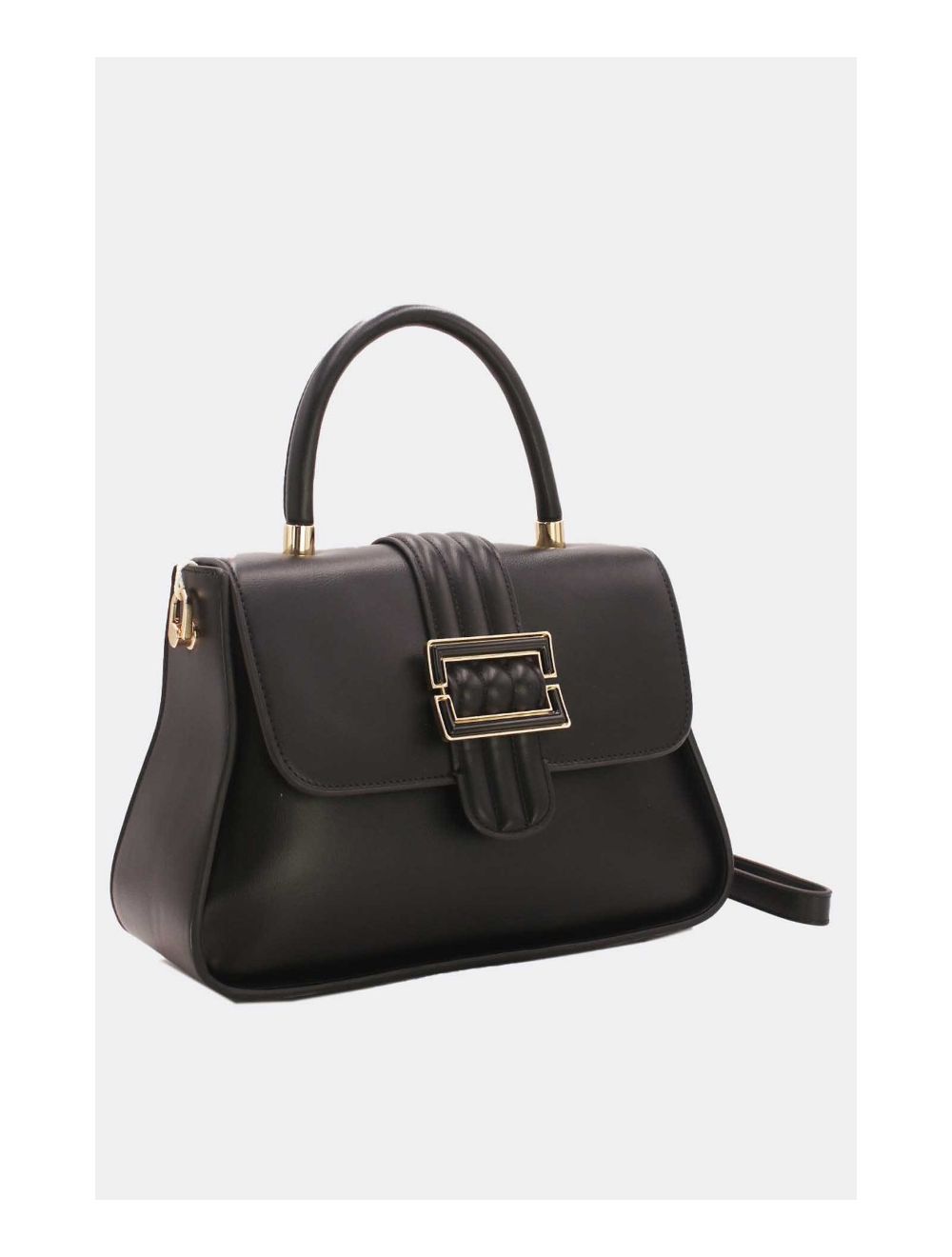 Tom&eva Sac à Main Femme Avec Languette 6939-Black