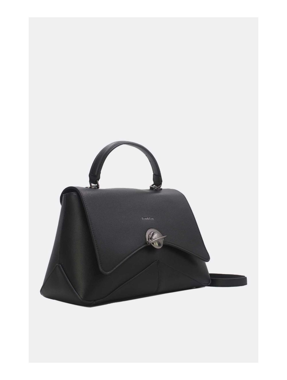 Tom&eva Sac à Main Femme Bicolore 24B-6013-Noir