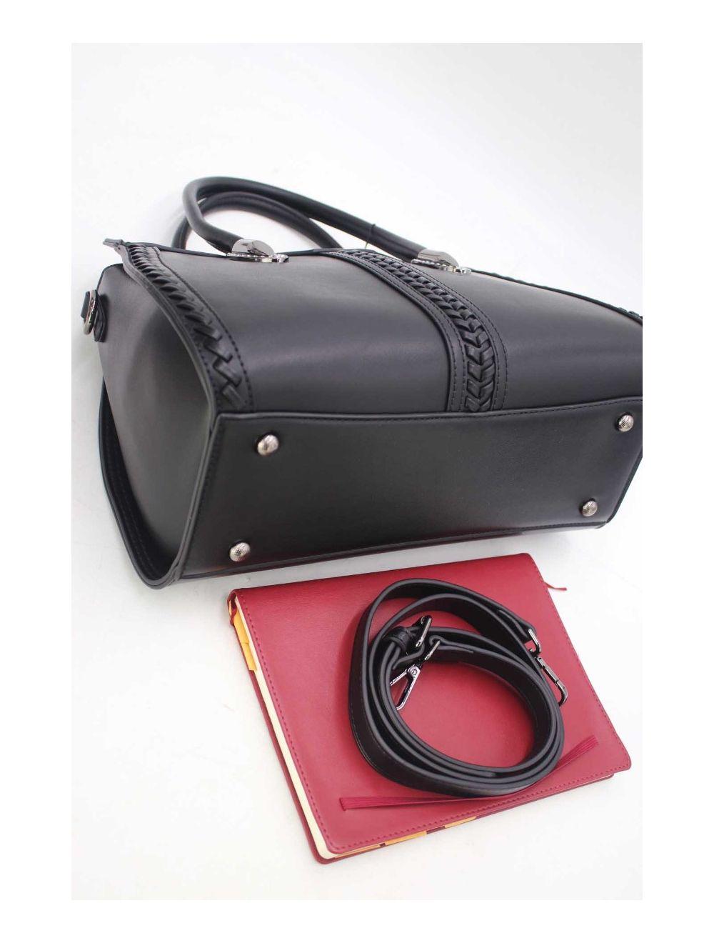 Tom&eva Sac à Main Femme Patchwork 24B-6092-Noir