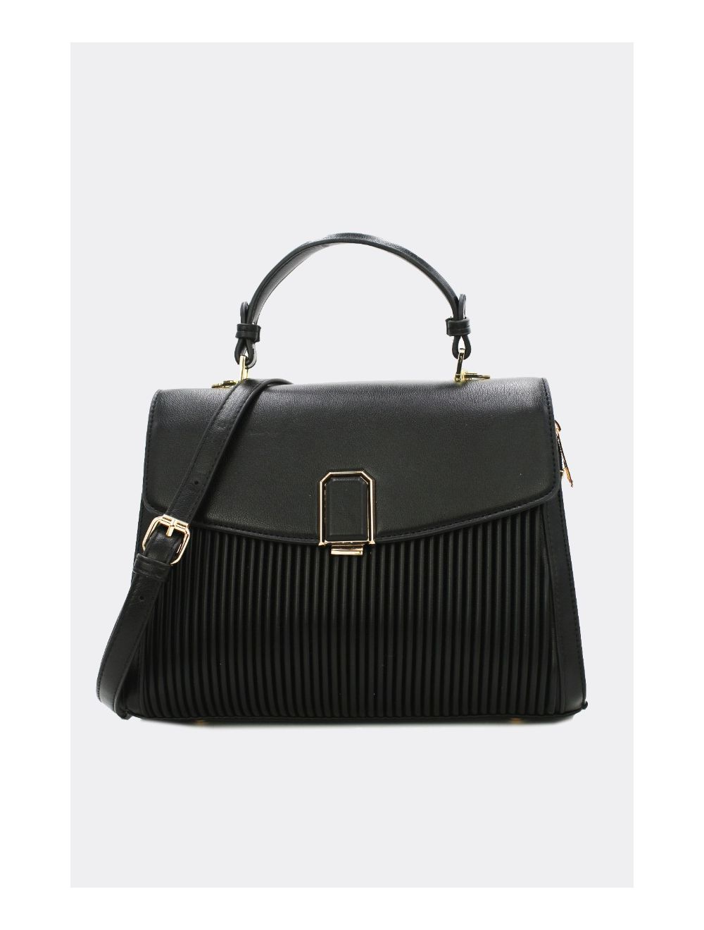 Tom&eva Sac à Main Femme Plissé 22B-5638-Noir