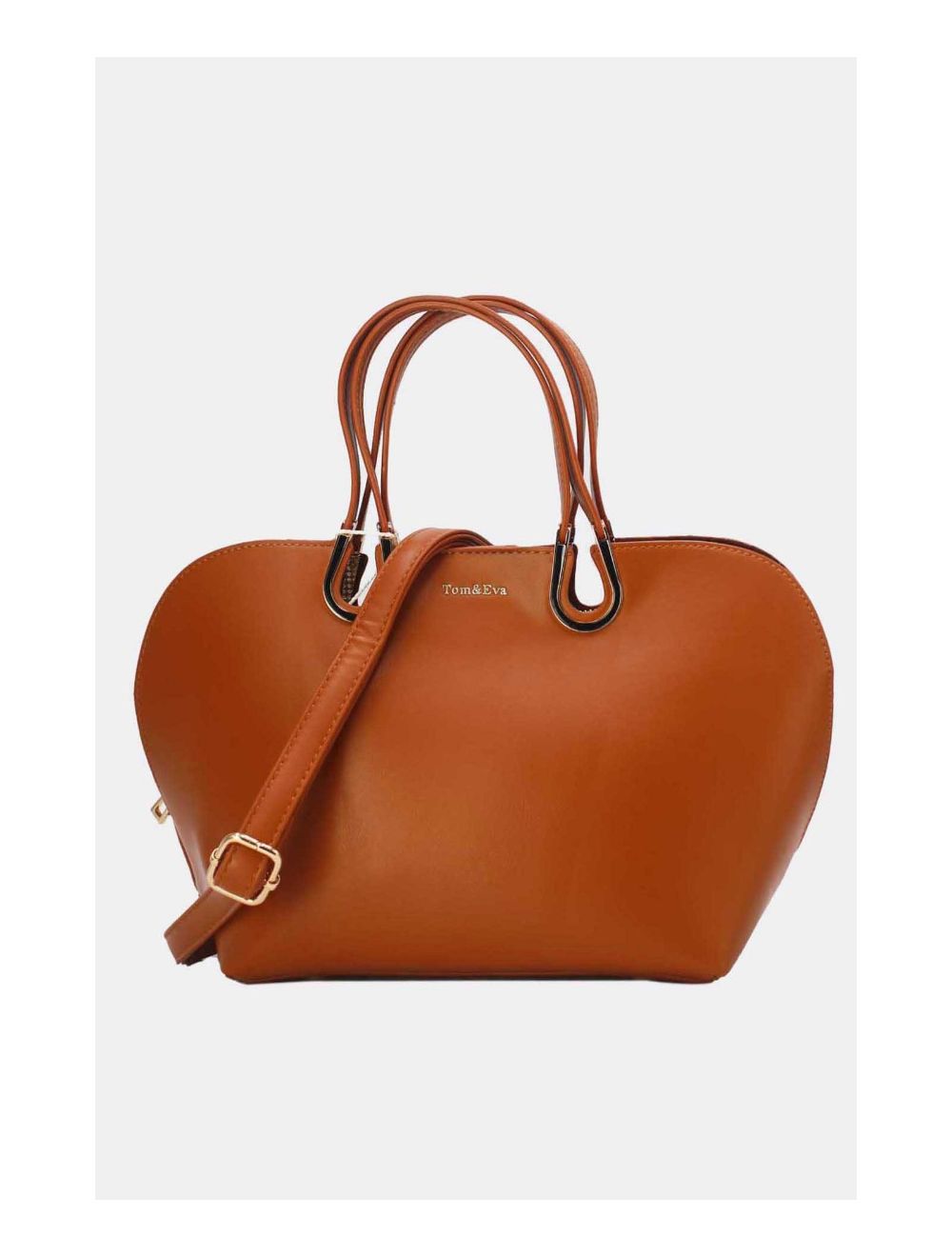 tom&eva Sac à Main Forme Pétale 24B-6006-Marron