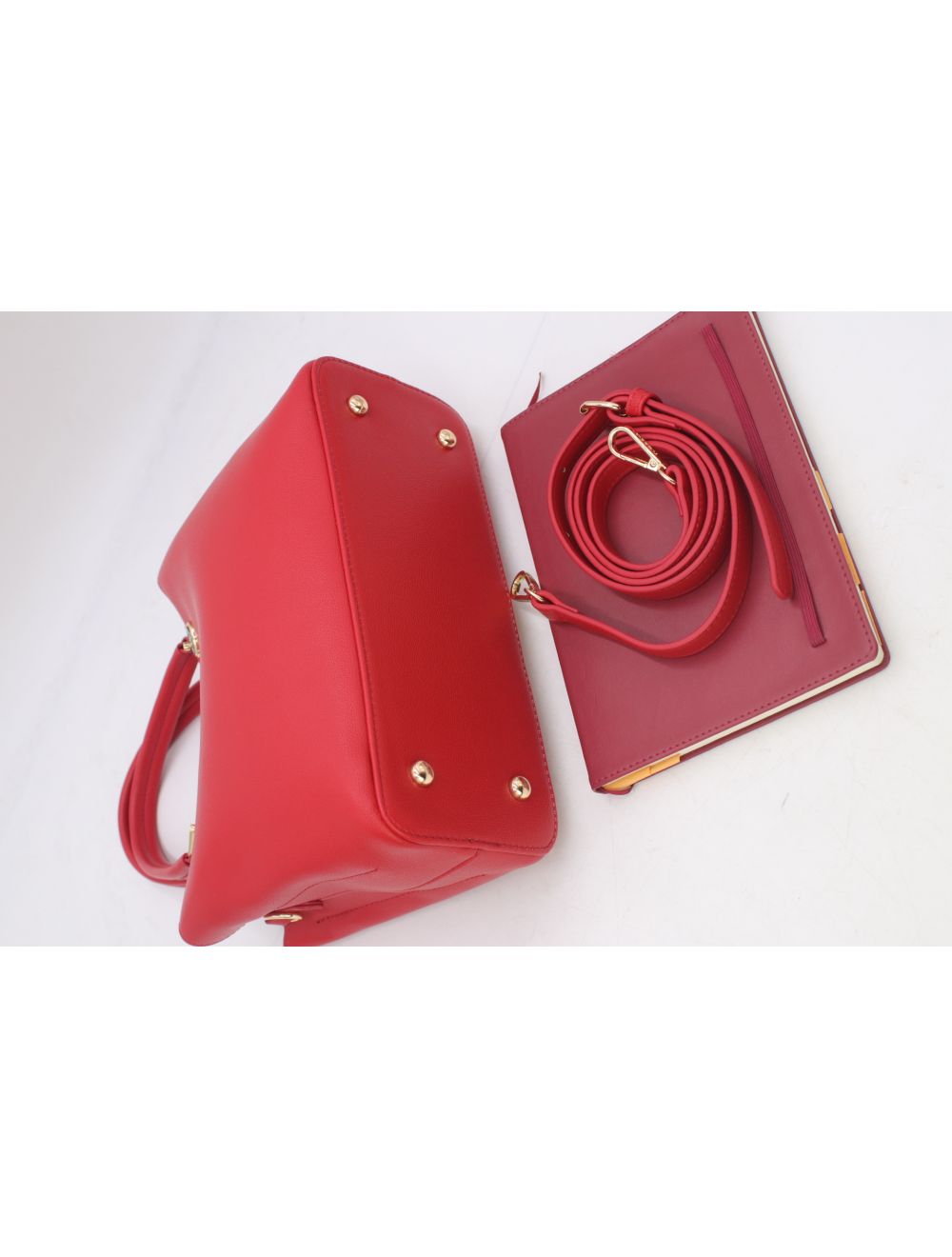 Tom&eva Sac à Main Minimaliste 24B-6077-Rouge
