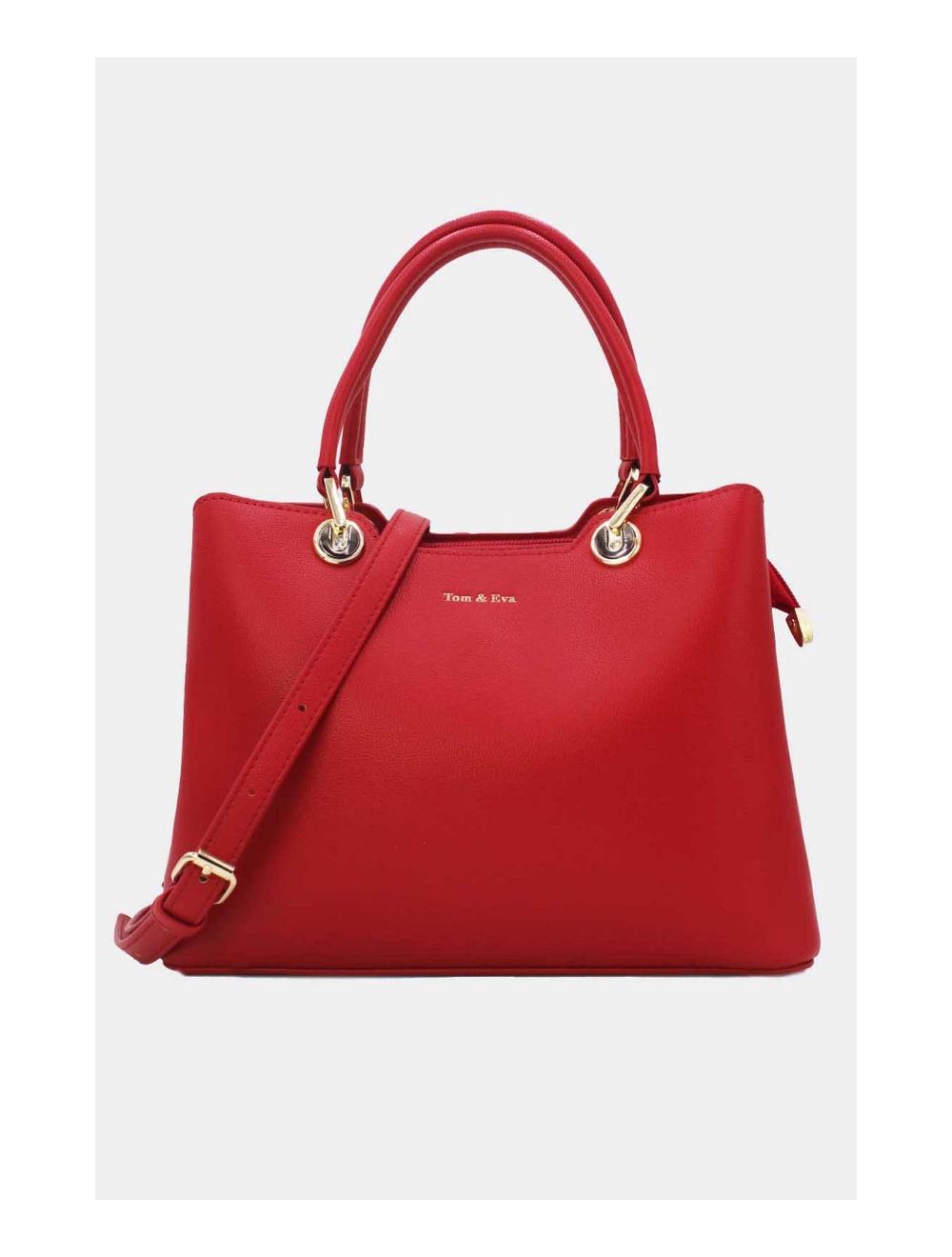 tom&eva Sac à Main Minimaliste 24B-6077-Rouge