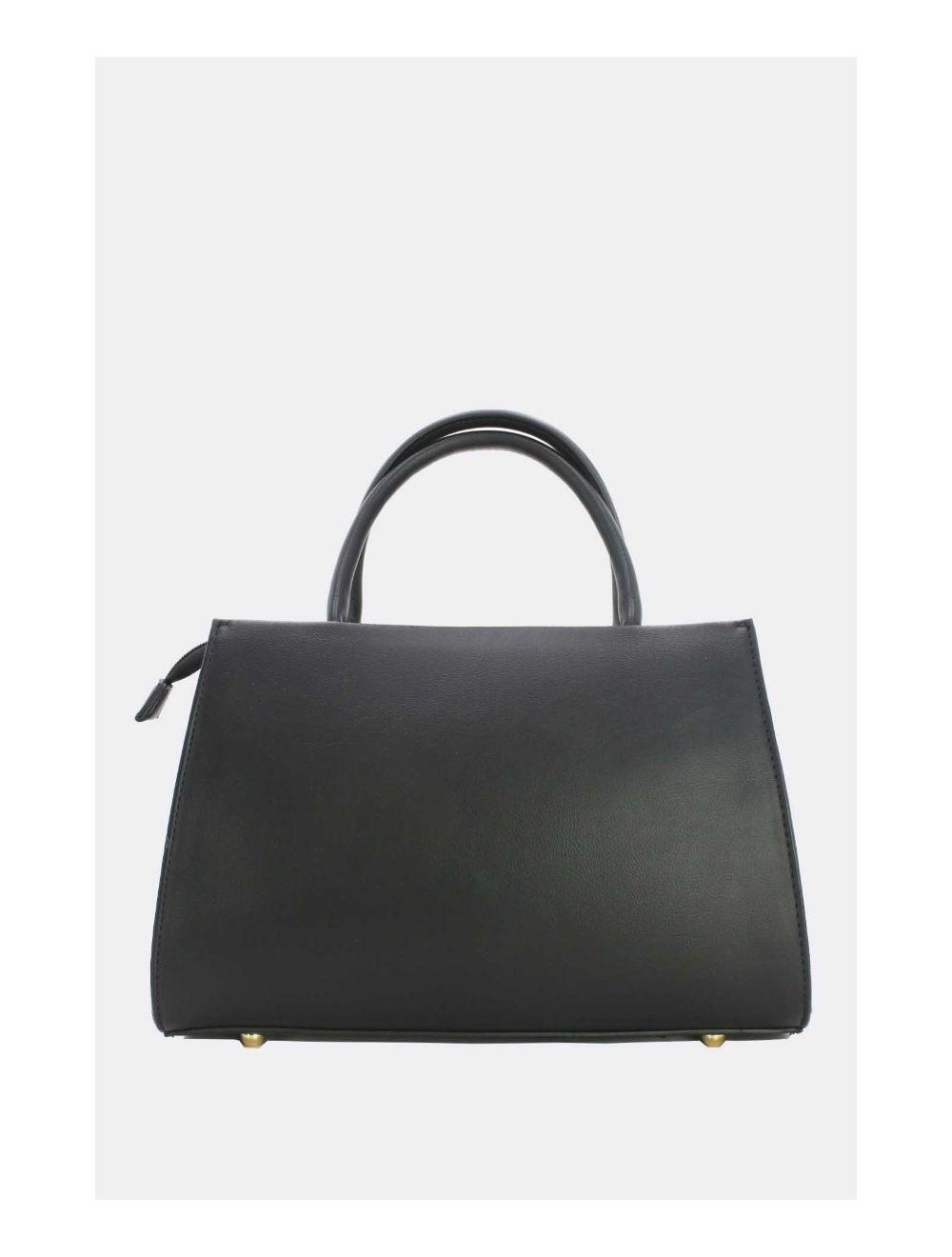 Tom&eva Sac à Main Moderne Boucle Carré-6906-Noir