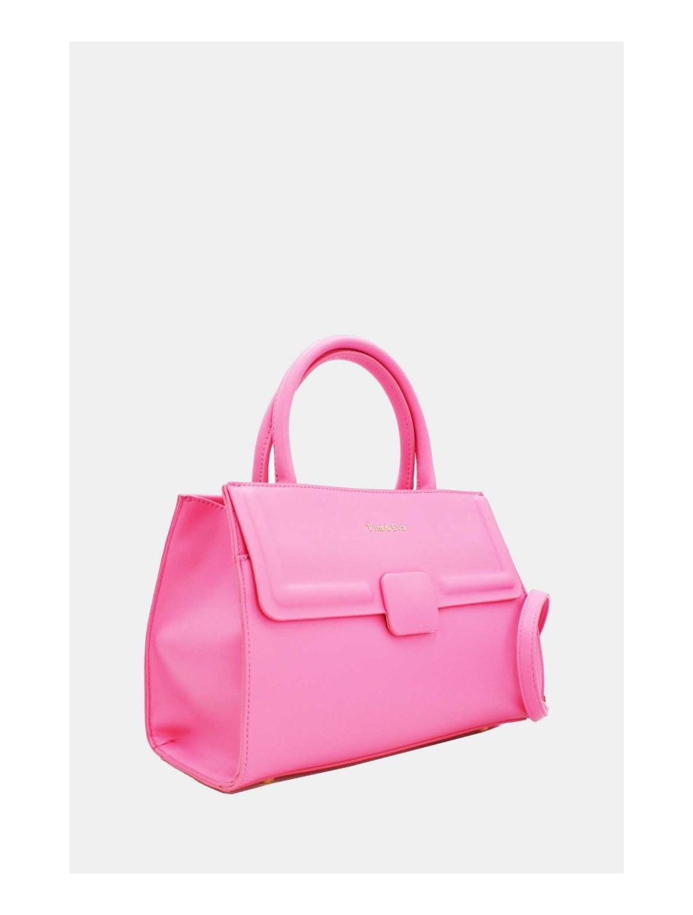 Tom&eva Sac à Main Moderne Boucle Carré-6906-Pink