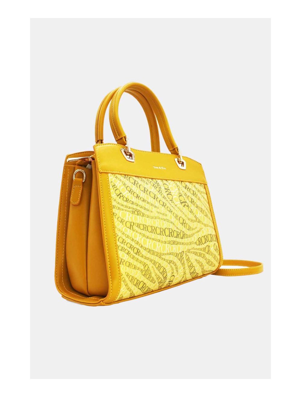 Tom&eva Sac à Main Monogramme-22B-5677-Jaune