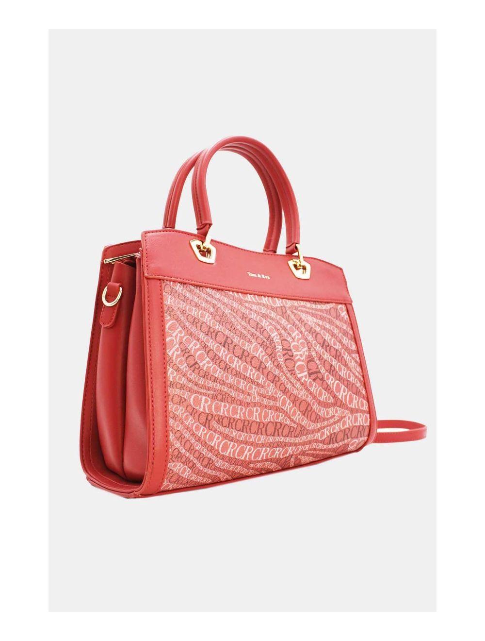 Tom&eva Sac à Main Monogramme-22B-5677-Pink