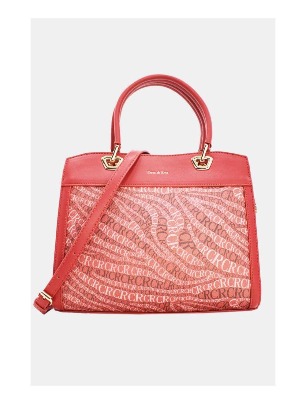 tom&eva Sac à Main Monogramme-22B-5677-Pink