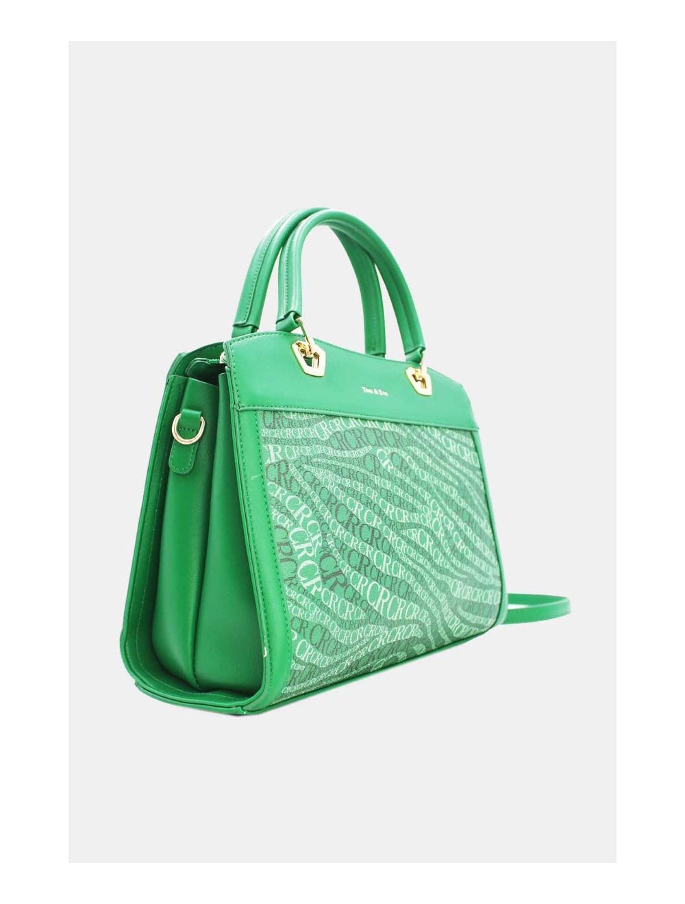 Tom&eva Sac à Main Monogramme-22B-5677-Vert