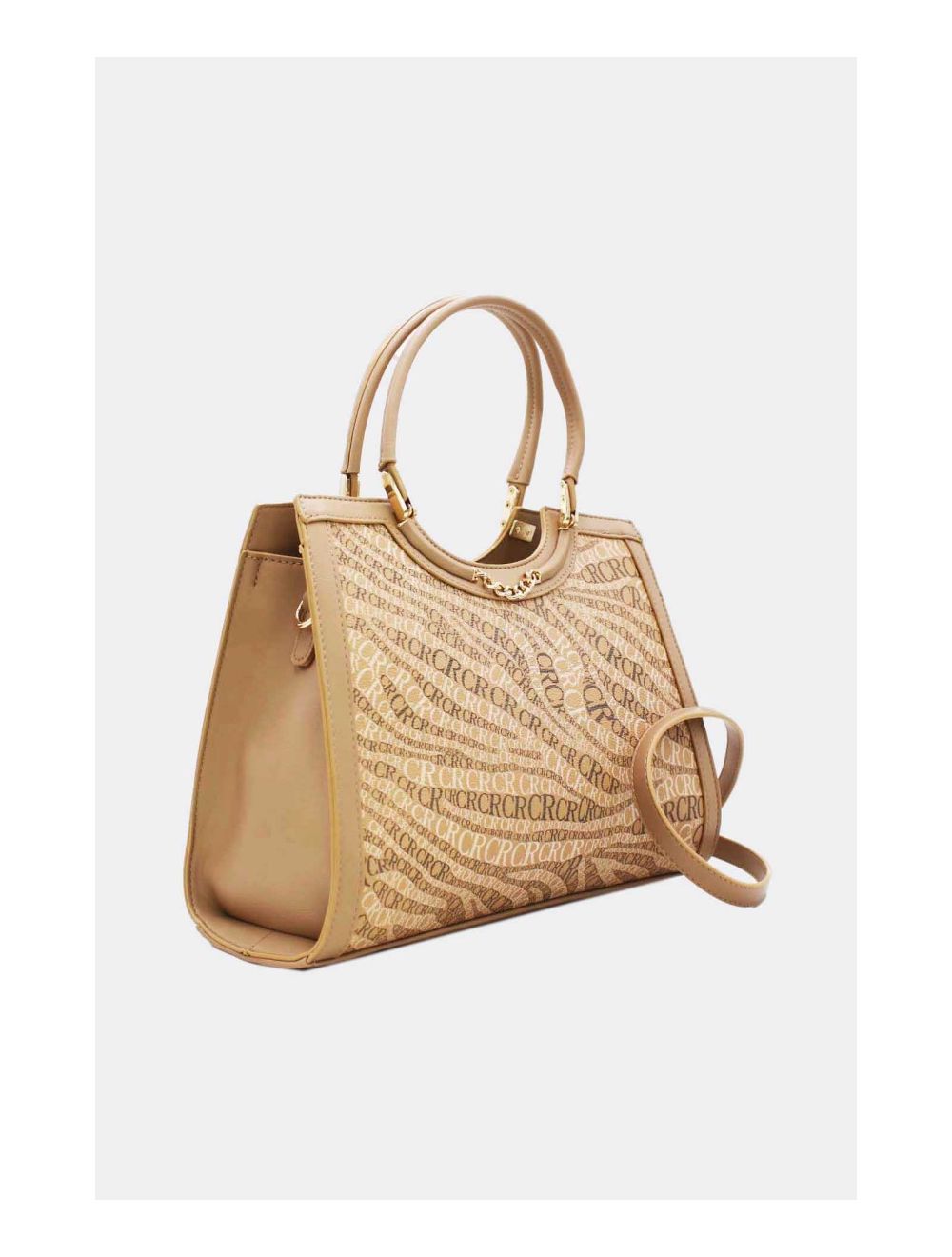 Tom&eva Sac à Main Monogramme-22B-5678-Apricot
