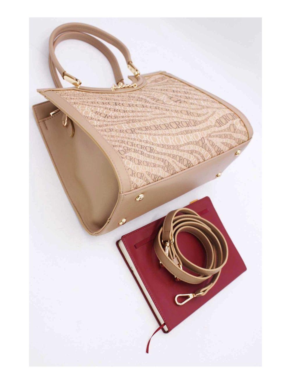 Tom&eva Sac à Main Monogramme-22B-5678-Apricot