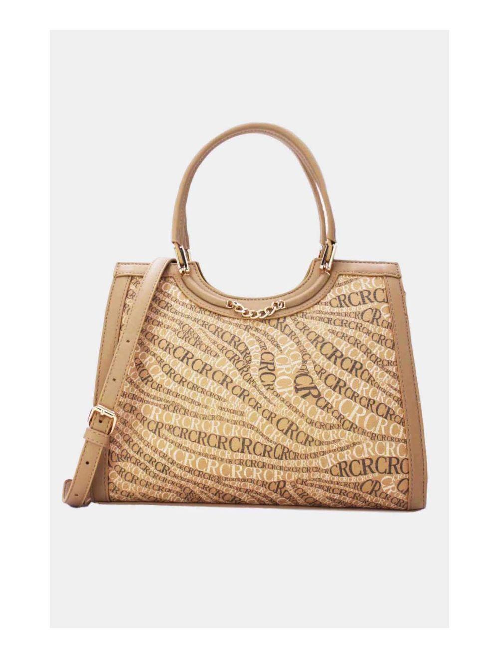 tom&eva Sac à Main Monogramme-22B-5678-Apricot