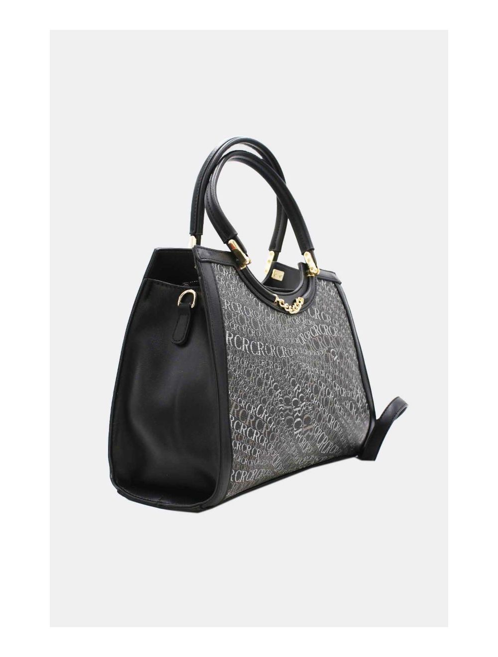 Tom&eva Sac à Main Monogramme-22B-5678-Black