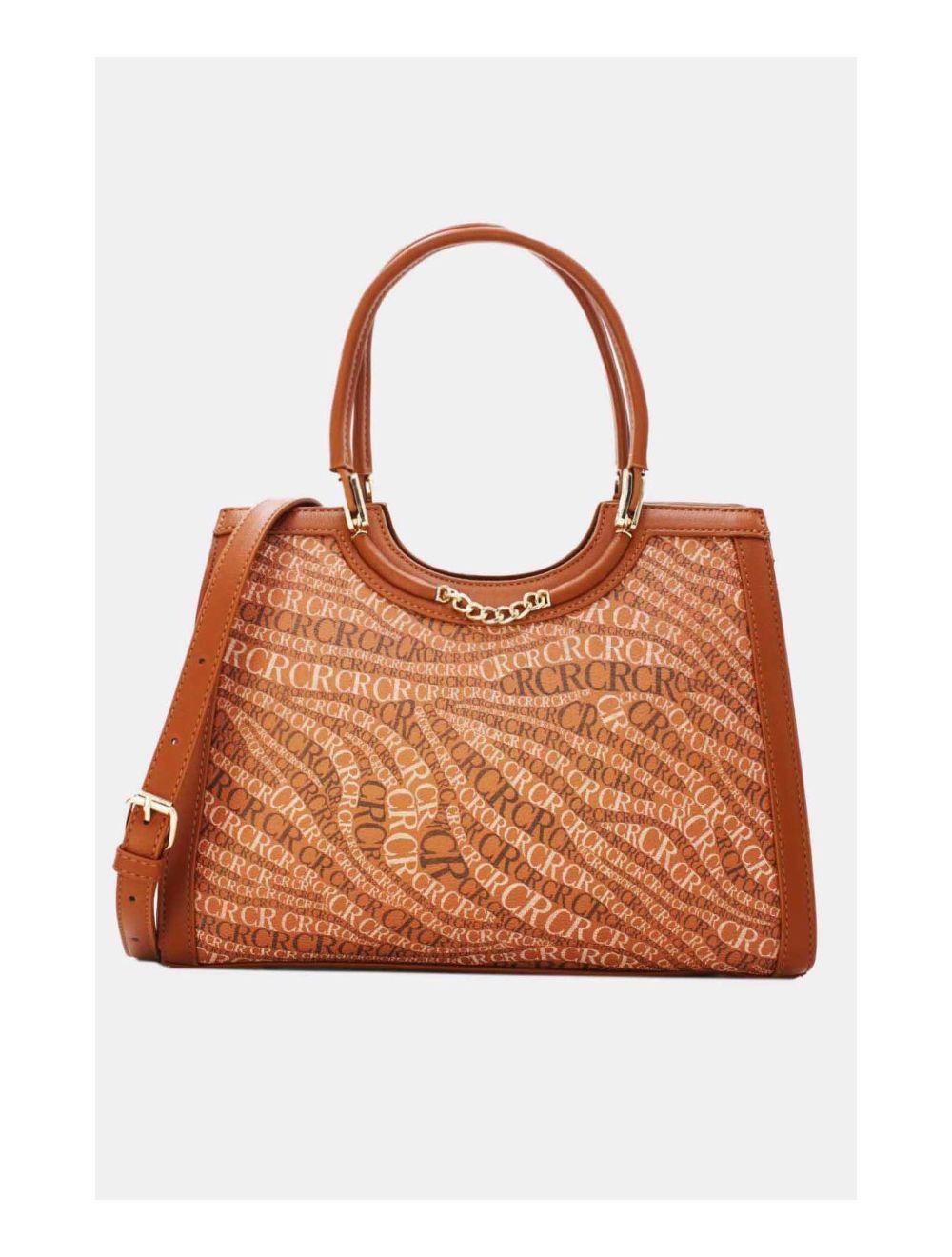 tom&eva Sac à Main Monogramme-22B-5678-Brown