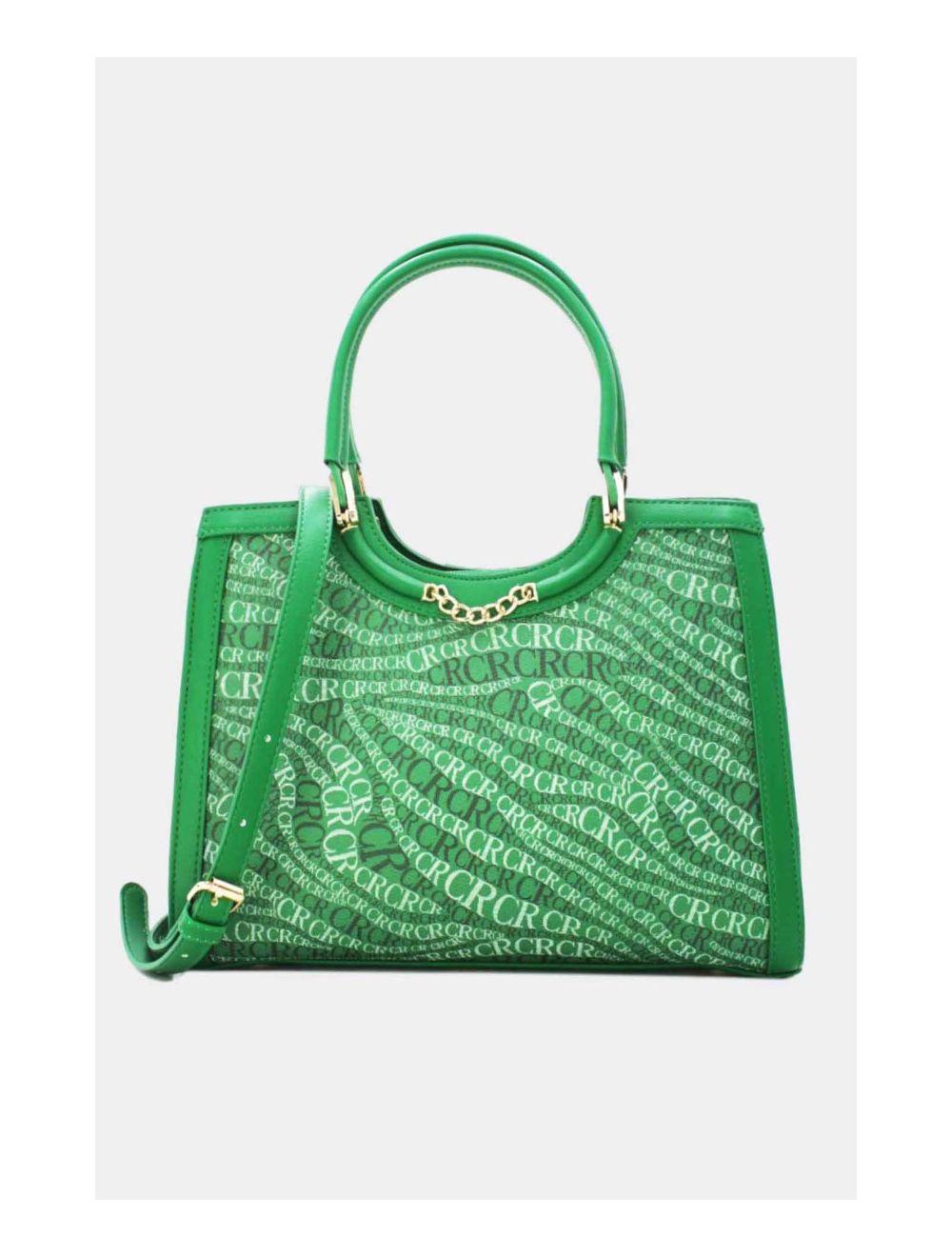tom&eva Sac à Main Monogramme-22B-5678-Green