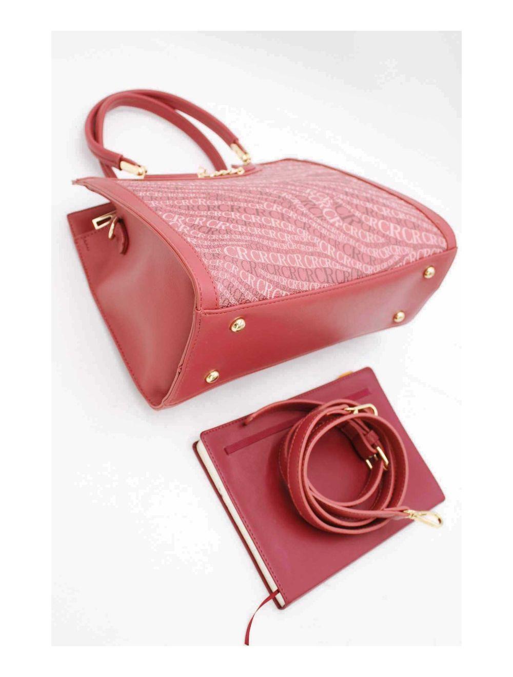 Tom&eva Sac à Main Monogramme-22B-5678-Pink