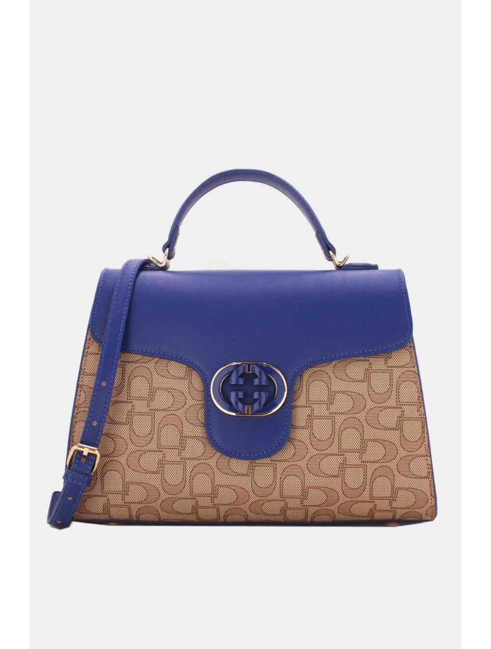 Tom&eva Sac à Main Monogramme 6940-Navy