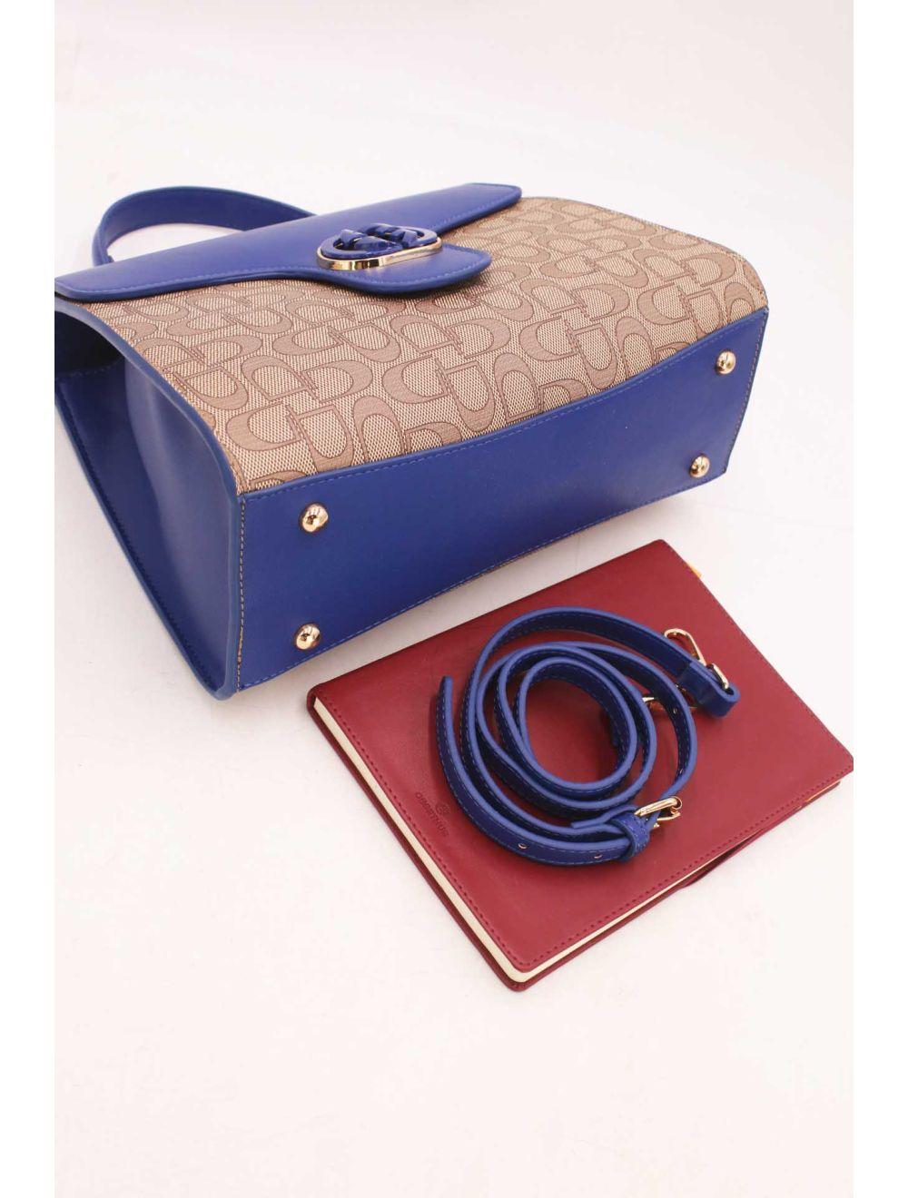 tom&eva Sac à Main Monogramme 6940-Navy
