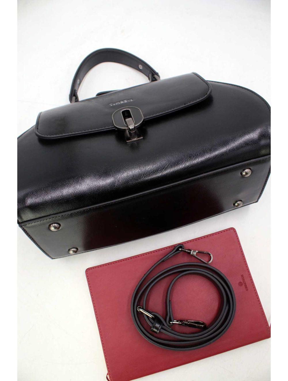 Tom&eva Sac à Main Style Vintage 24B-6116-Noir