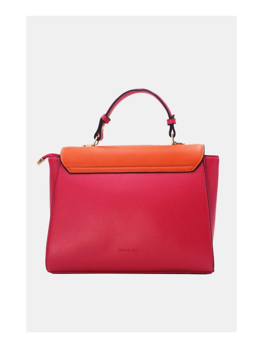 Tom&eva Sac à Main Tricolores 24B-5896-Rose/Orange