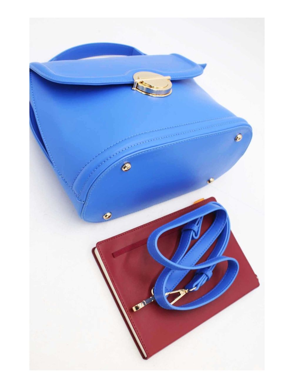 Tom&eva Sac à Rabat Avec Push-lock 22B-5589-Bleu