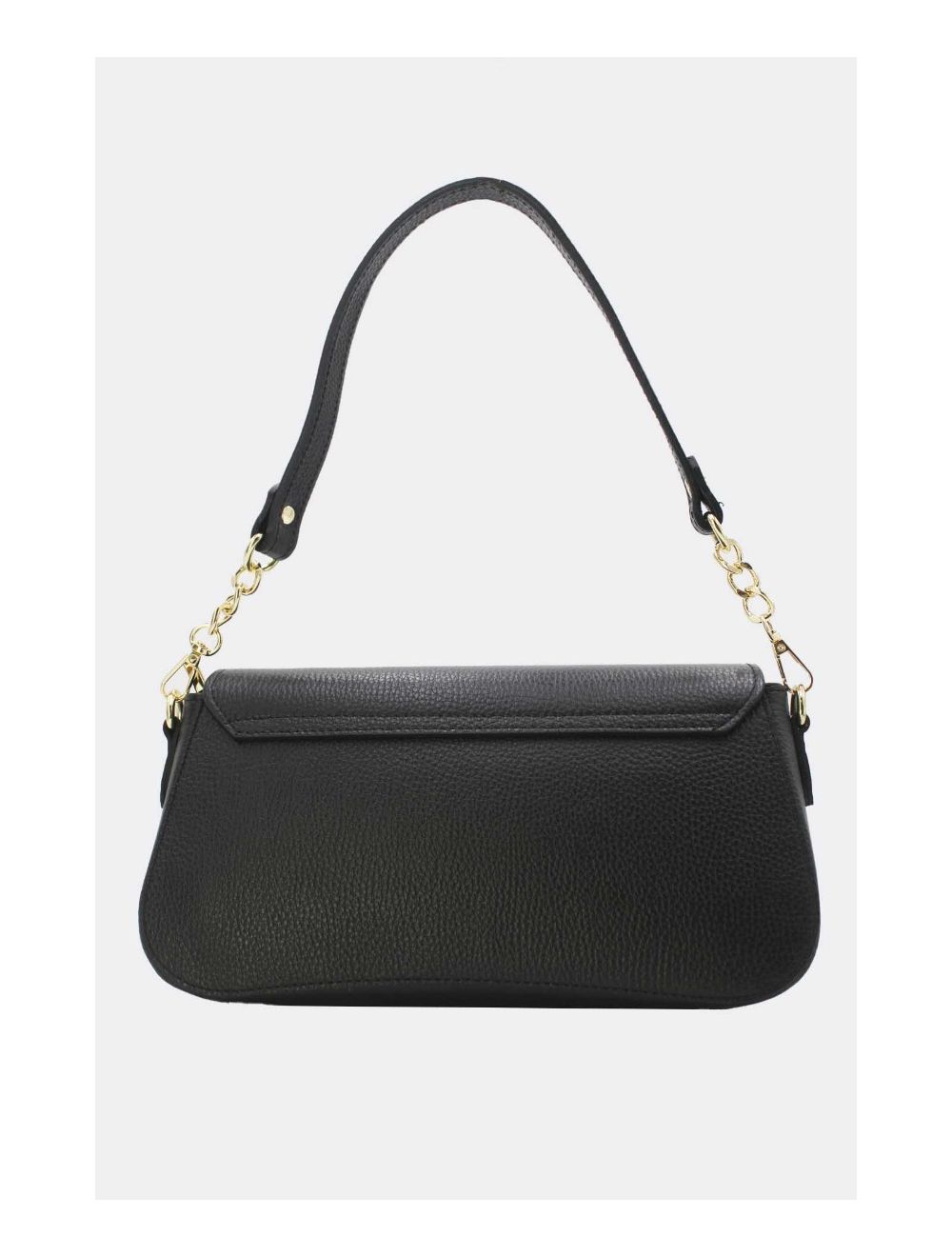 Tom&eva Sac Baguette Vachette Grainée 24C-898-Noir