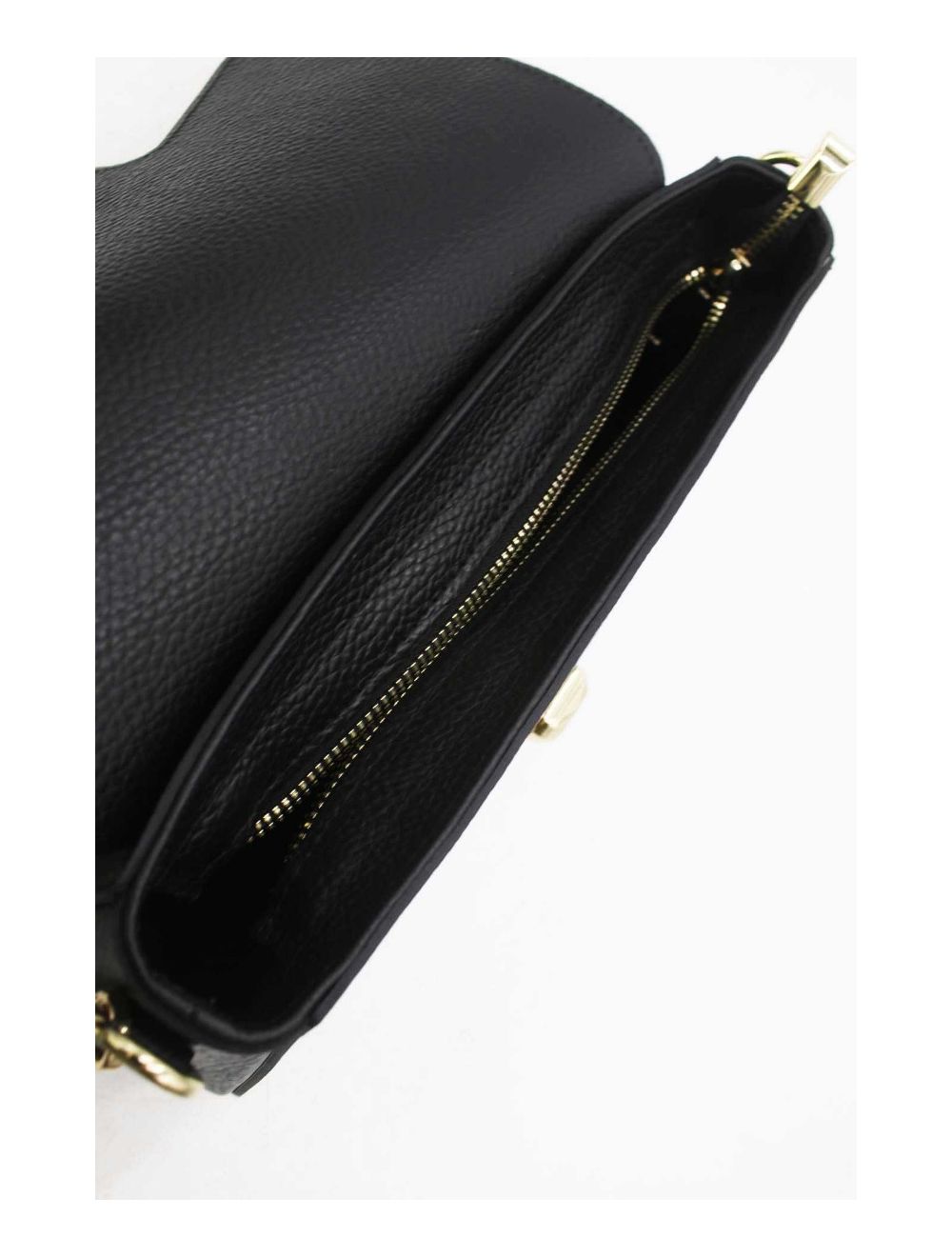 tom&eva Sac Baguette Vachette Grainée 24C-898-Noir