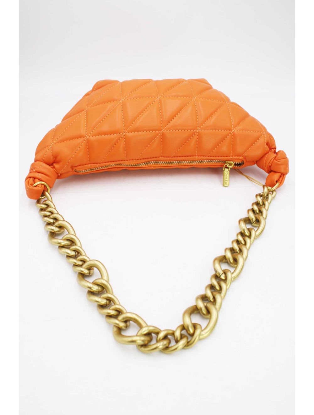 Tom&eva Sac Banana Matelassé-21P-5256-Orange