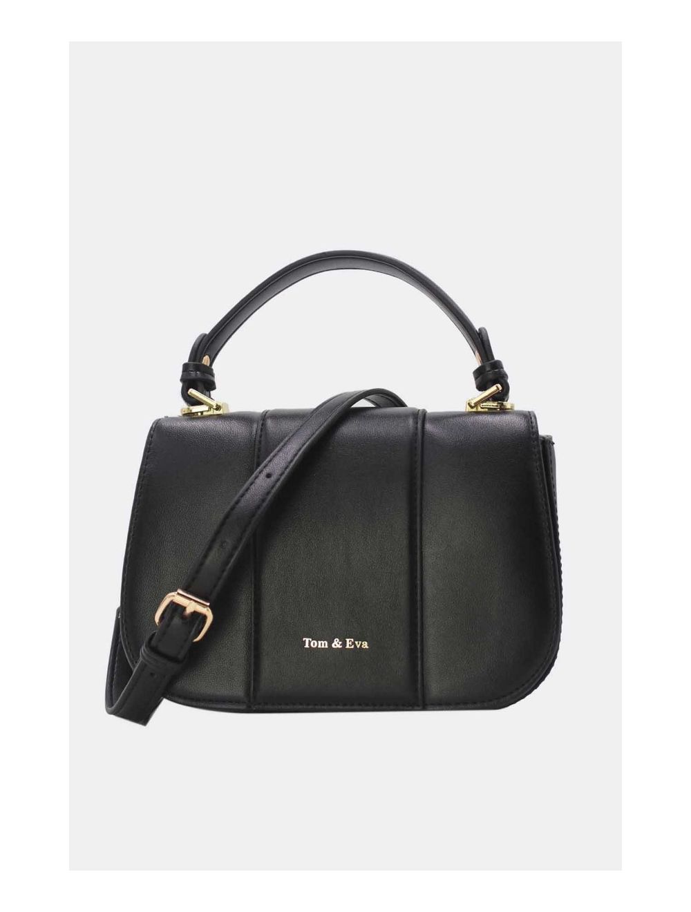tom&eva Sac Bandoulière Bicolores 24B-5977-Noir