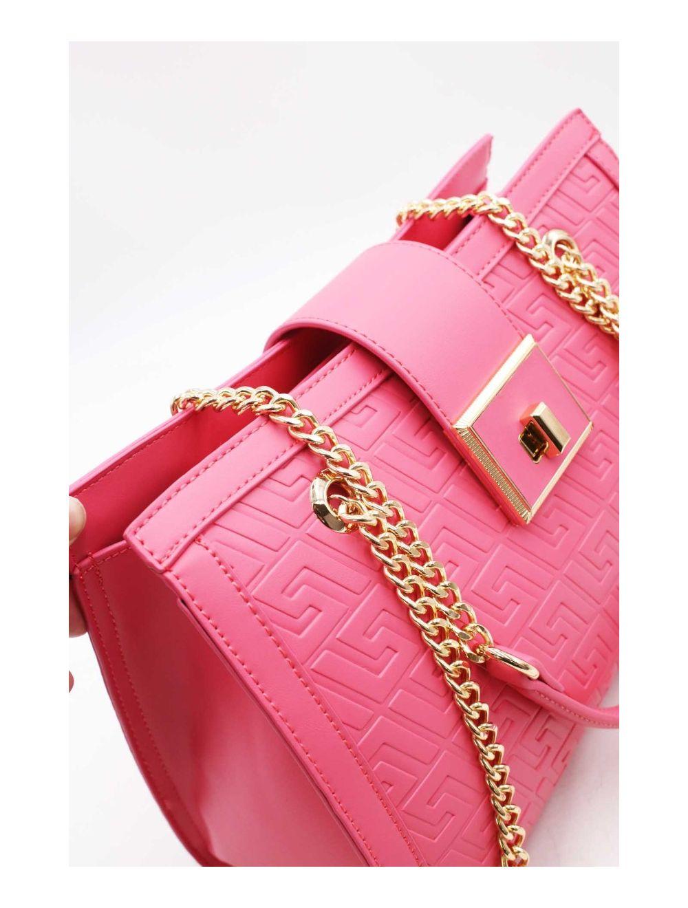 Tom&eva Sac Bandoulière Embossé-6922-Pink