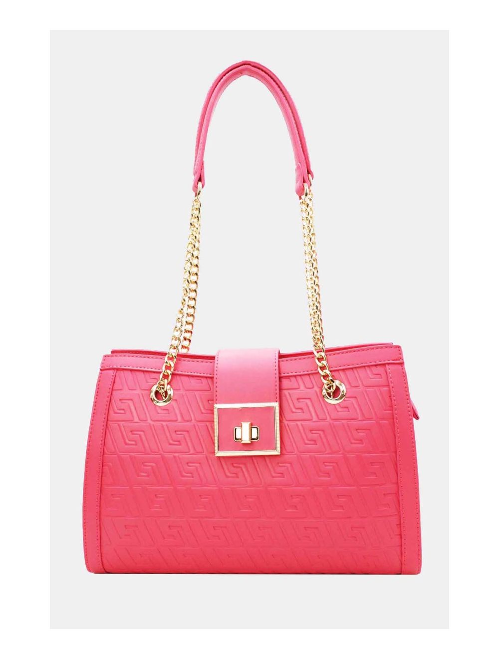 tom&eva Sac Bandoulière Embossé-6922-Pink
