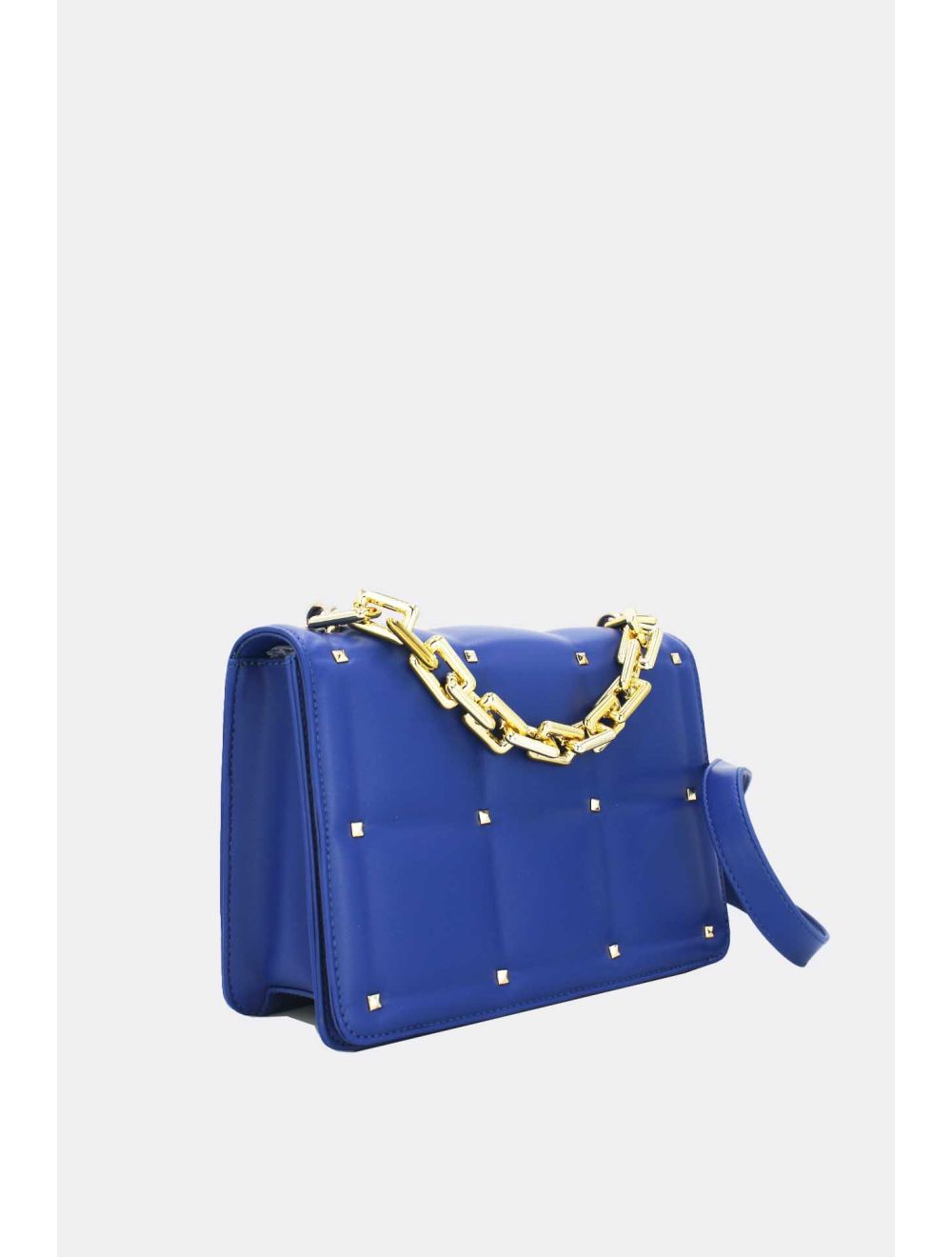 Tom&eva Sac Bandoulière Matelassé-6879-Bleu