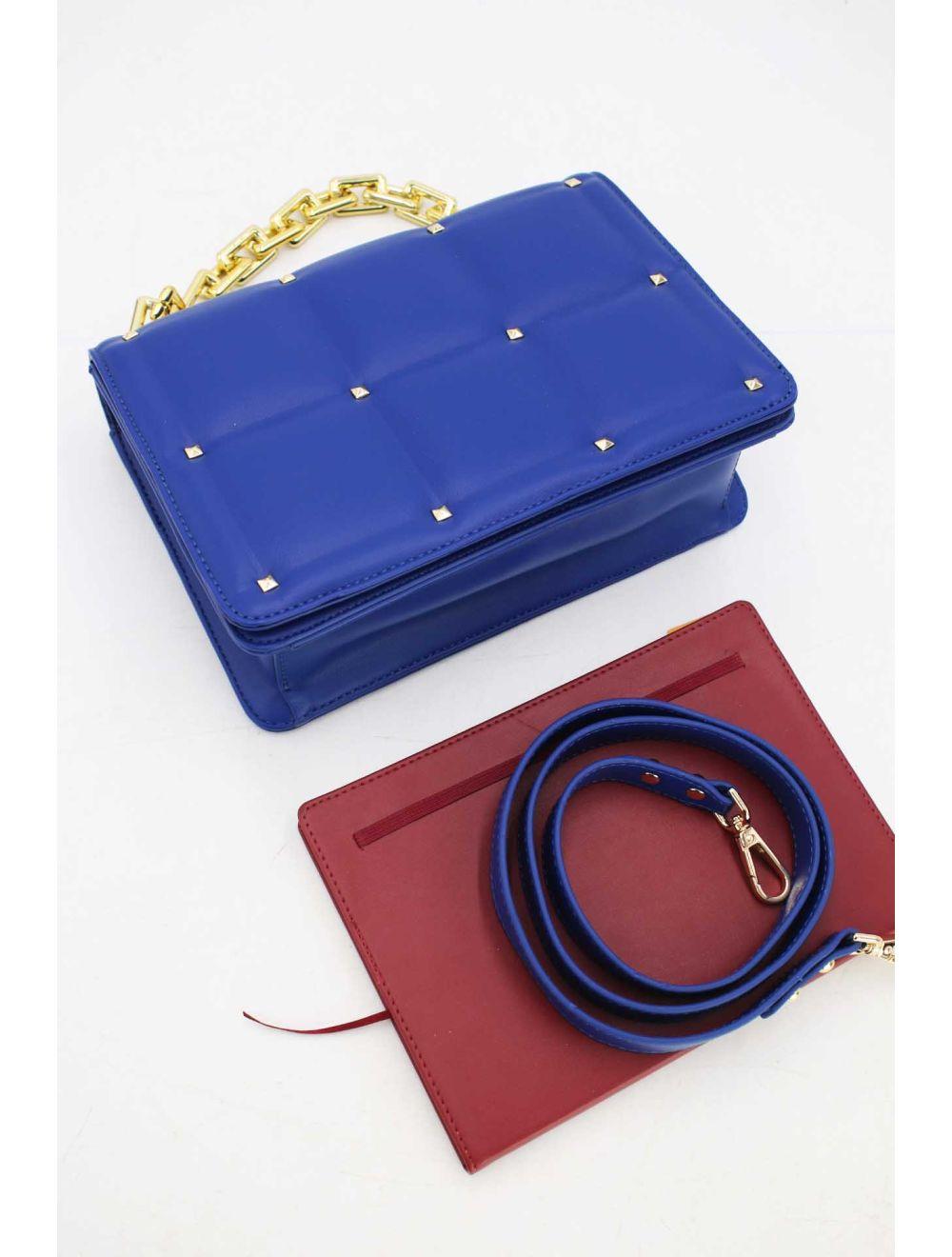 Tom&eva Sac Bandoulière Matelassé-6879-Bleu