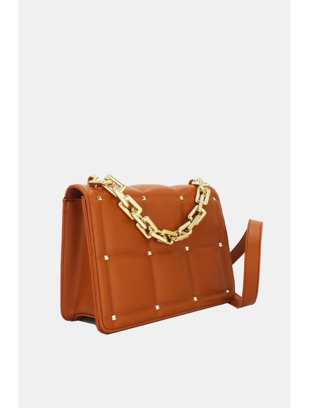 Tom&eva Sac Bandoulière Matelassé-6879-Marron