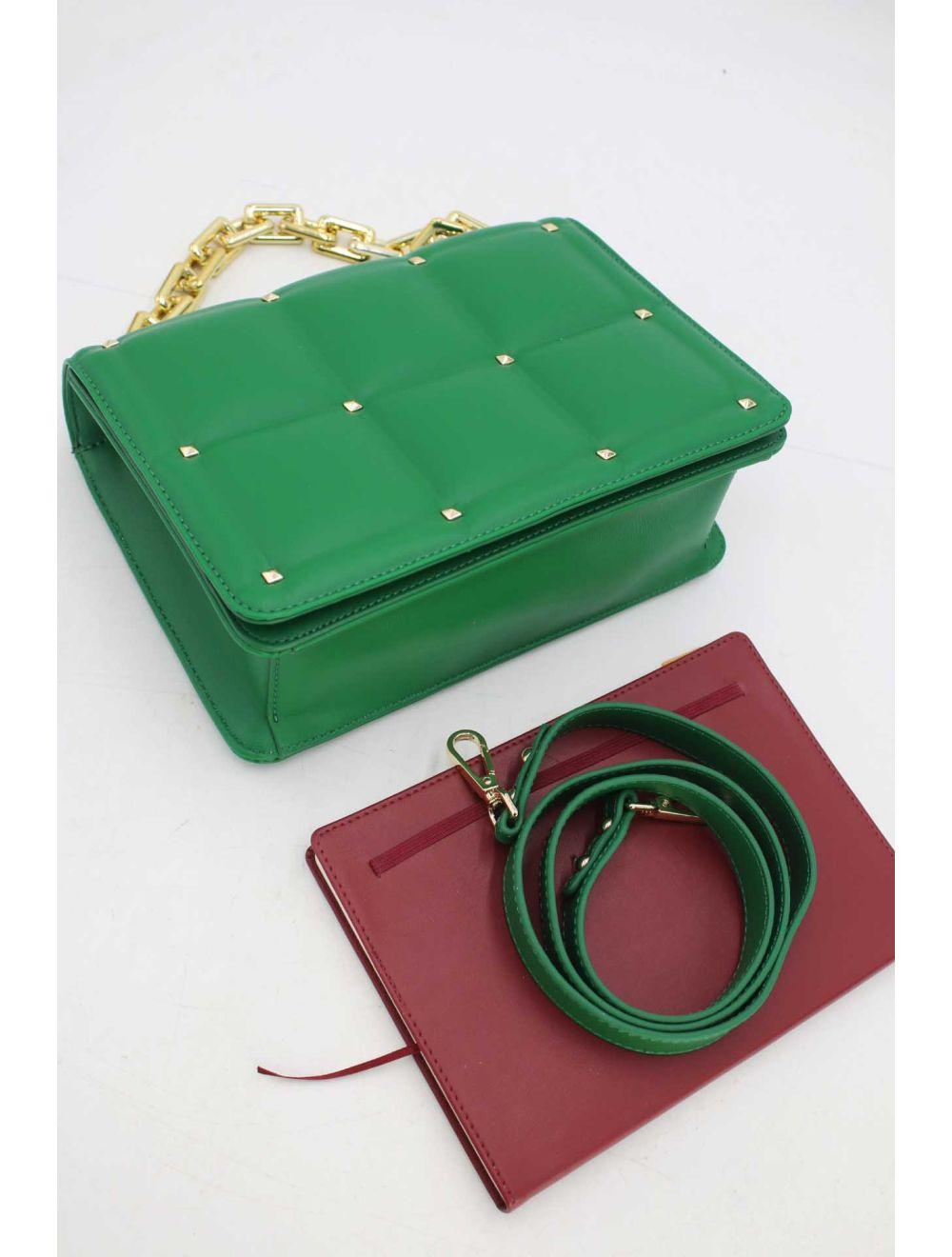 Tom&eva Sac Bandoulière Matelassé-6879-Vert