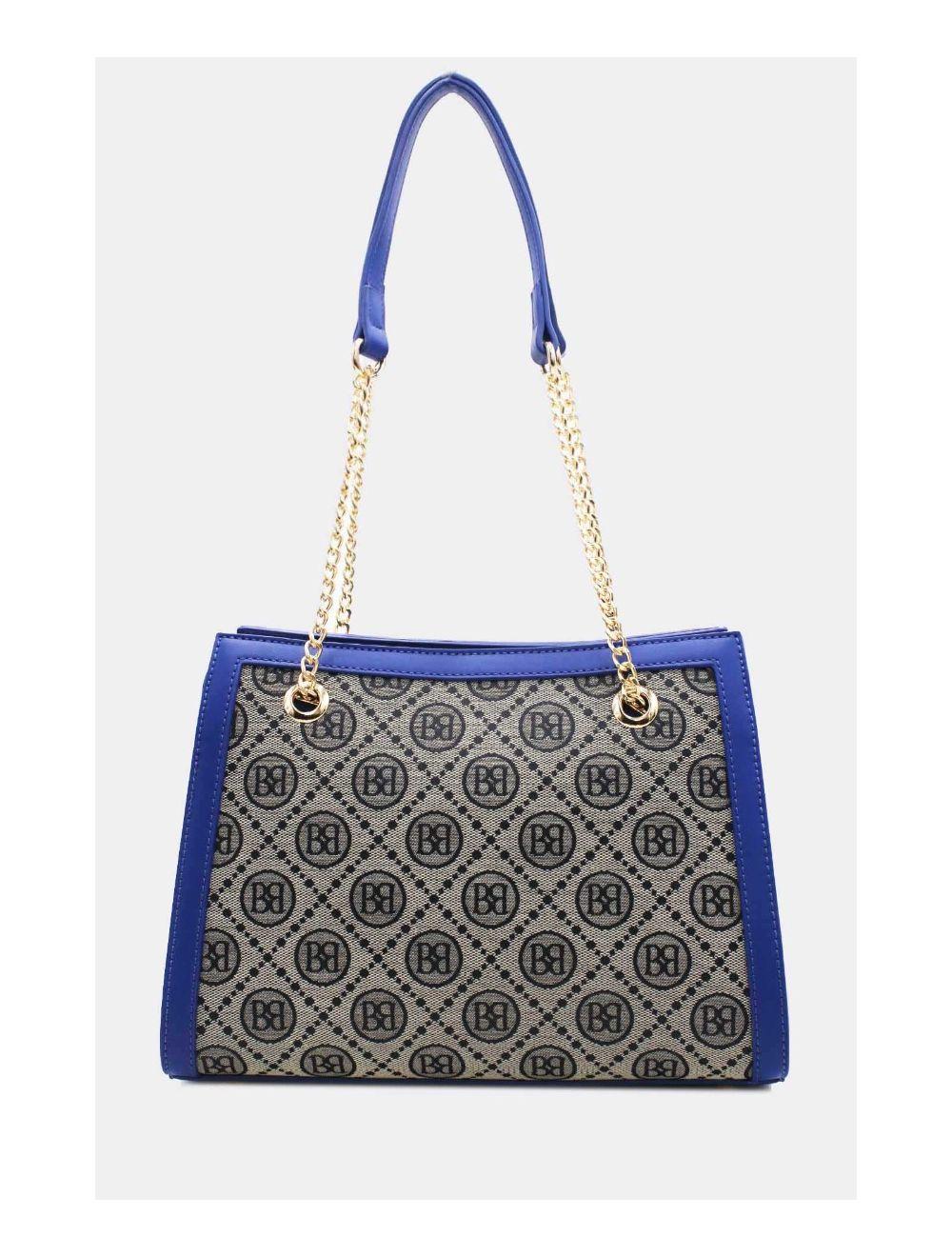 Tom&eva Sac Bandoulière Monogramme 22B-5671-Blue