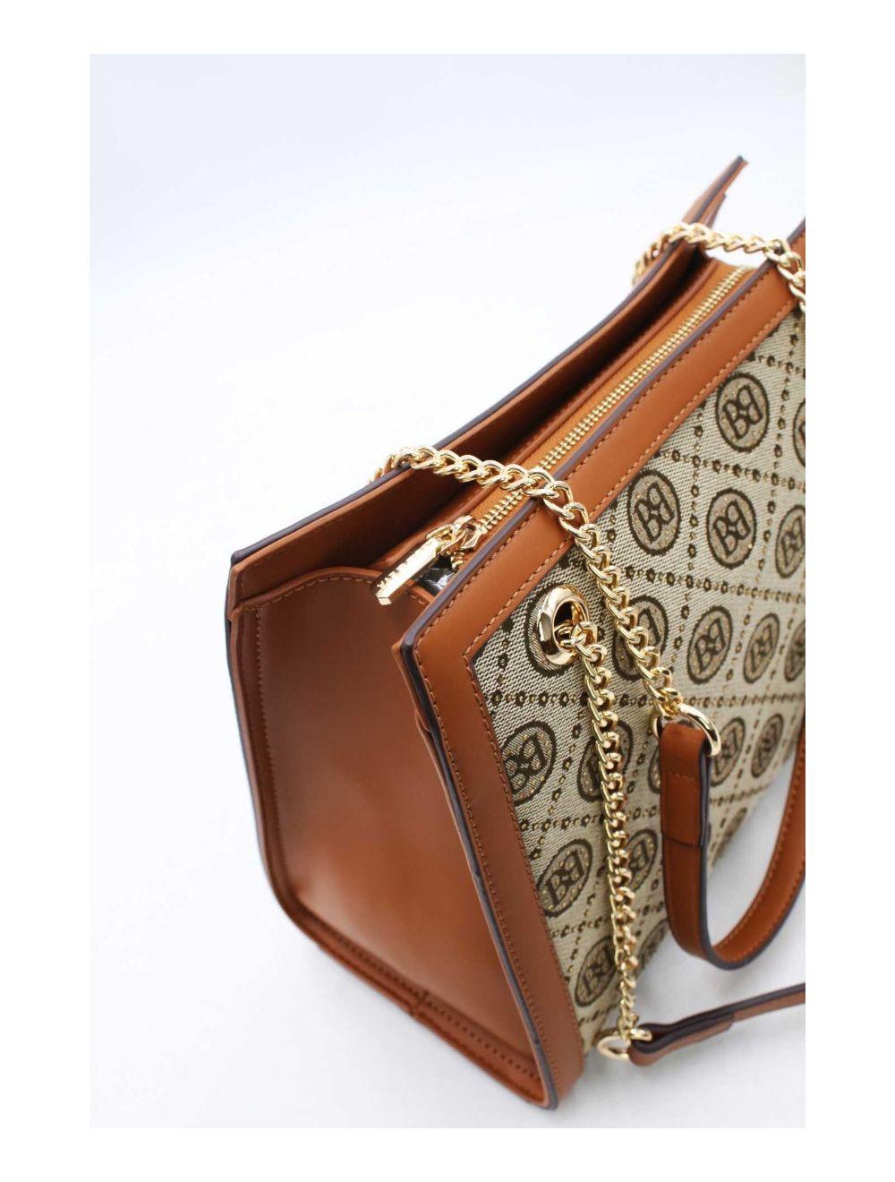 Tom&eva Sac Bandoulière Monogramme 22B-5671-Camel