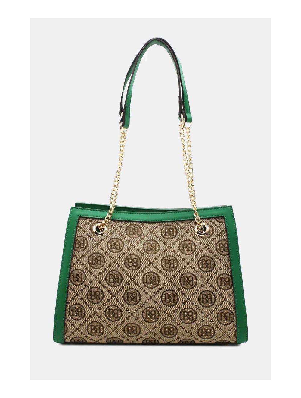 Tom&eva Sac Bandoulière Monogramme 22B-5671-Green