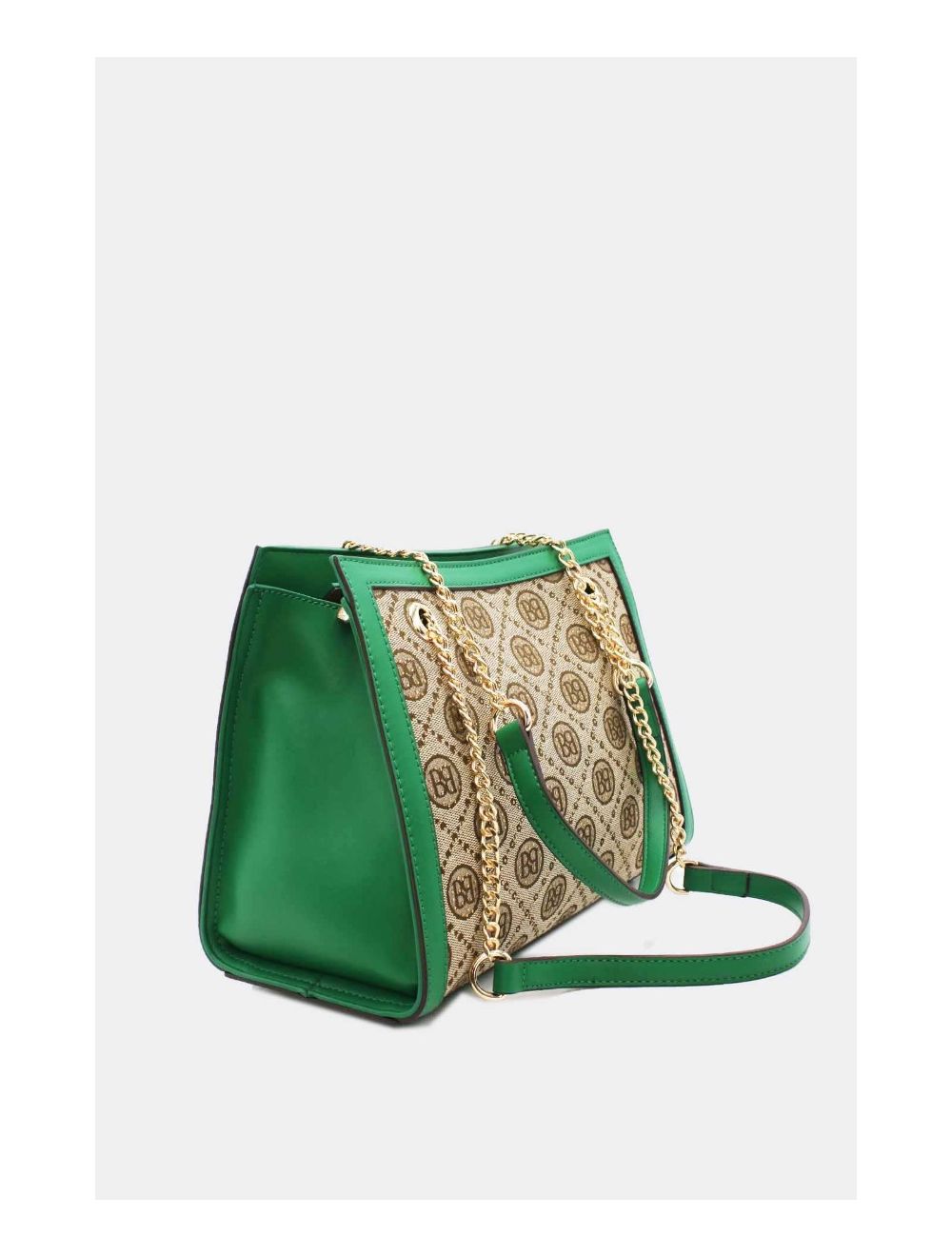Tom&eva Sac Bandoulière Monogramme 22B-5671-Green