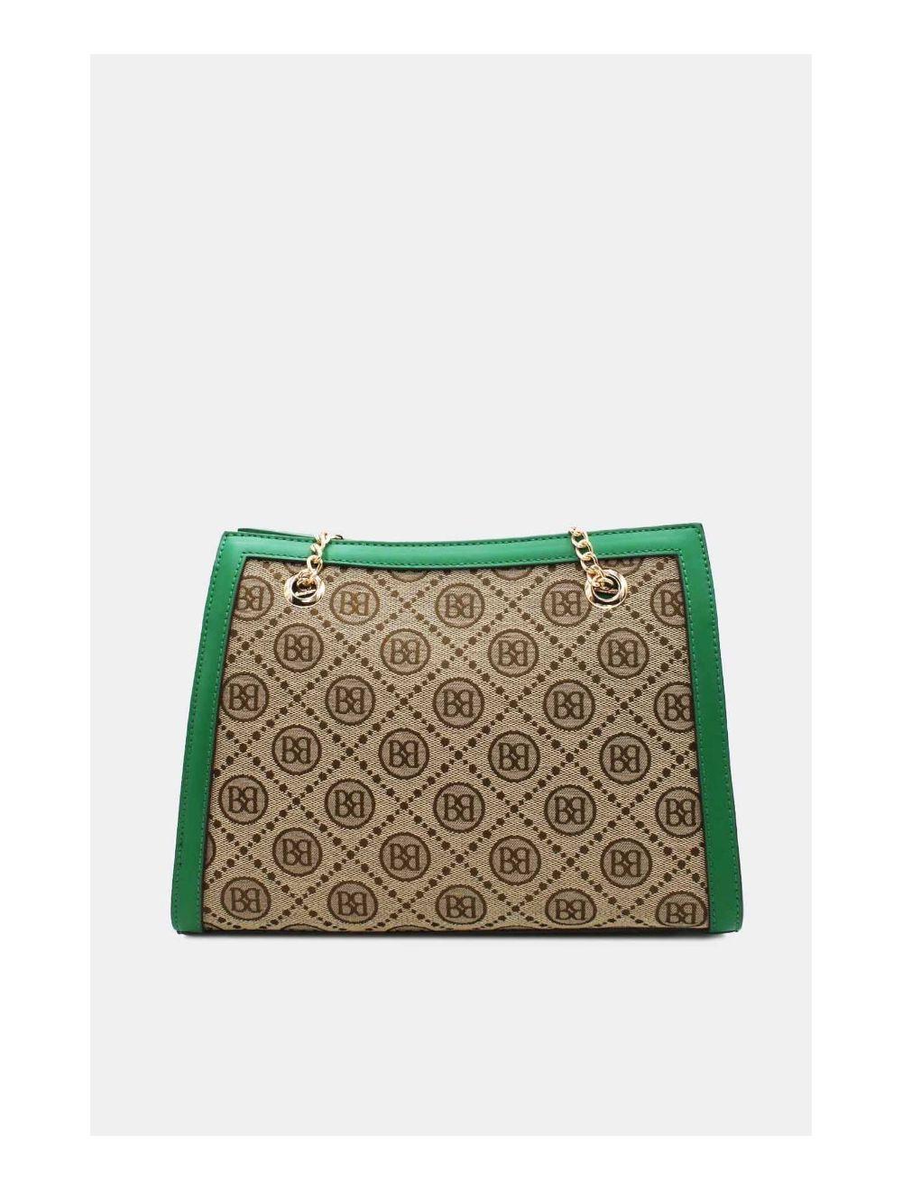 Tom&eva Sac Bandoulière Monogramme 22B-5671-Green