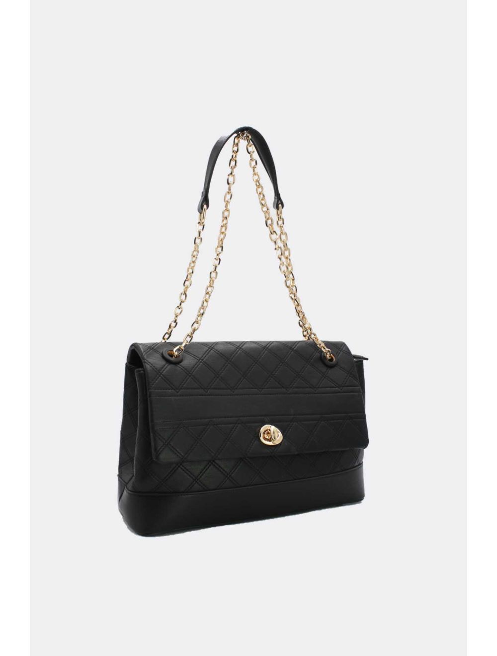 Tom&eva Sac Besace Matelassé Fine 21C-5225-Noir