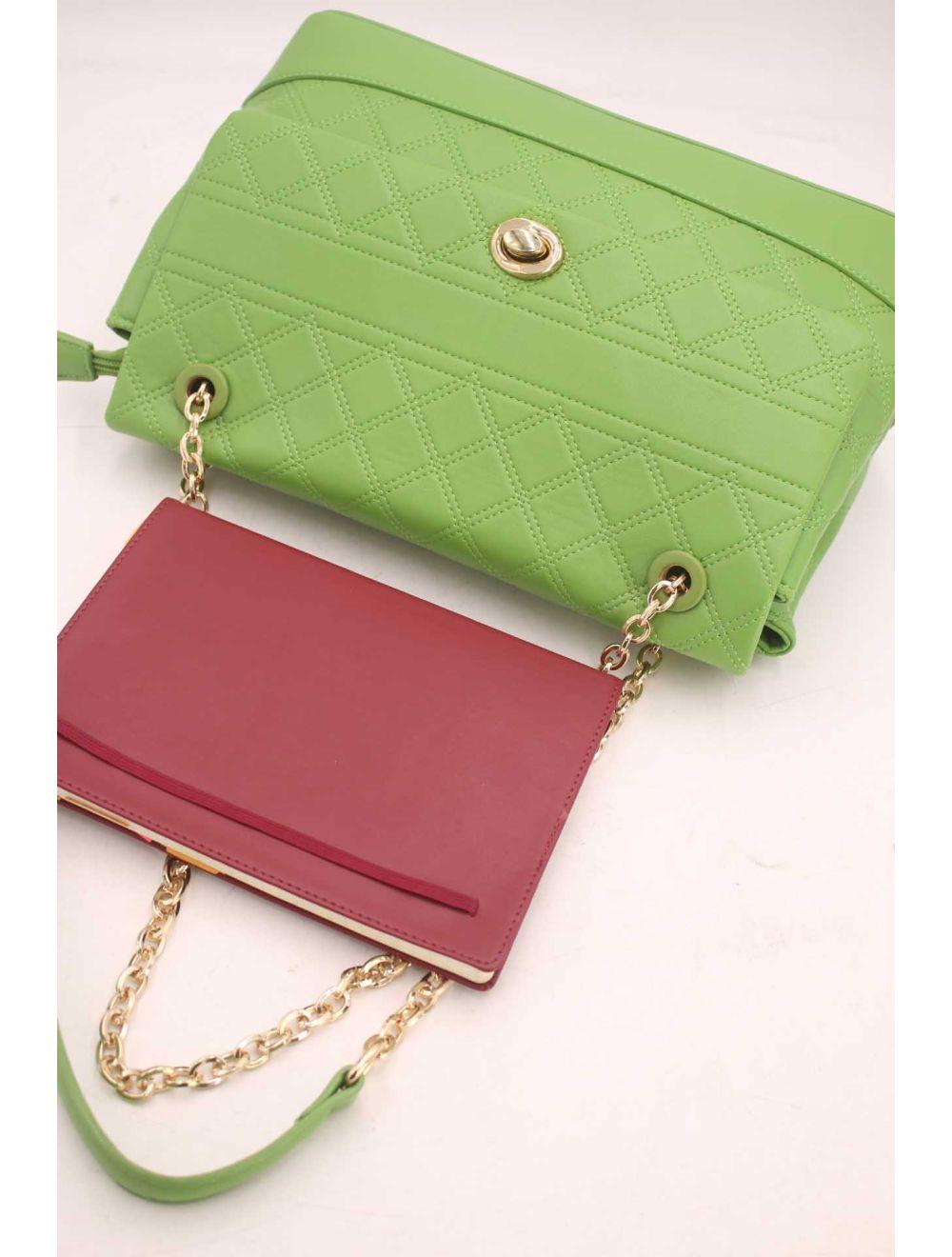 tom&eva Sac Besace Matelassé Fine 21C-5225-Vert