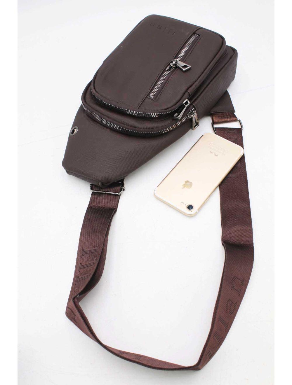 Tom&eva Sac Body-bag En PVC 23X-01-Marron